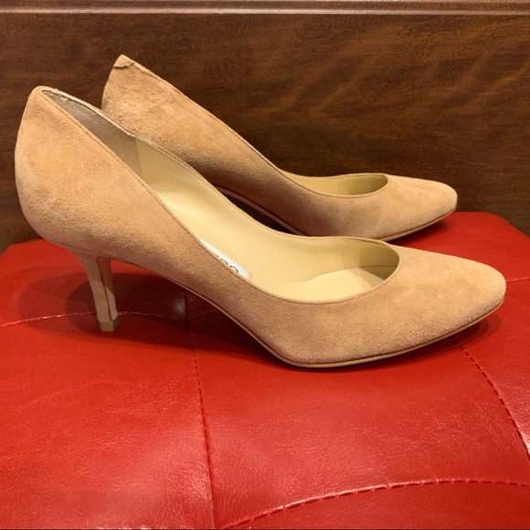 SOLD. JIMMY CHOO Irena suede 65mm round toe pump. - Picture 7 of 8